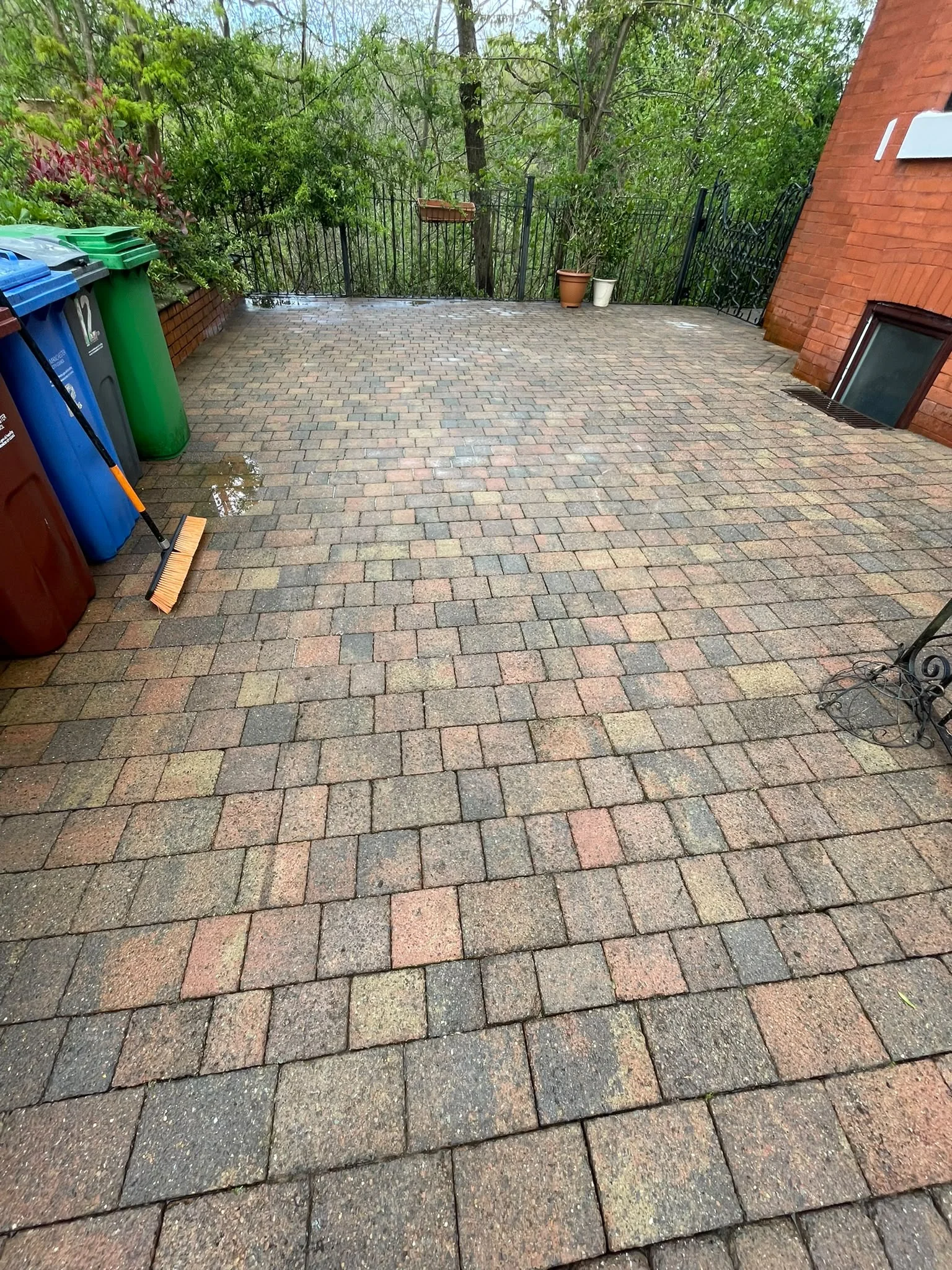 Patio cleaning