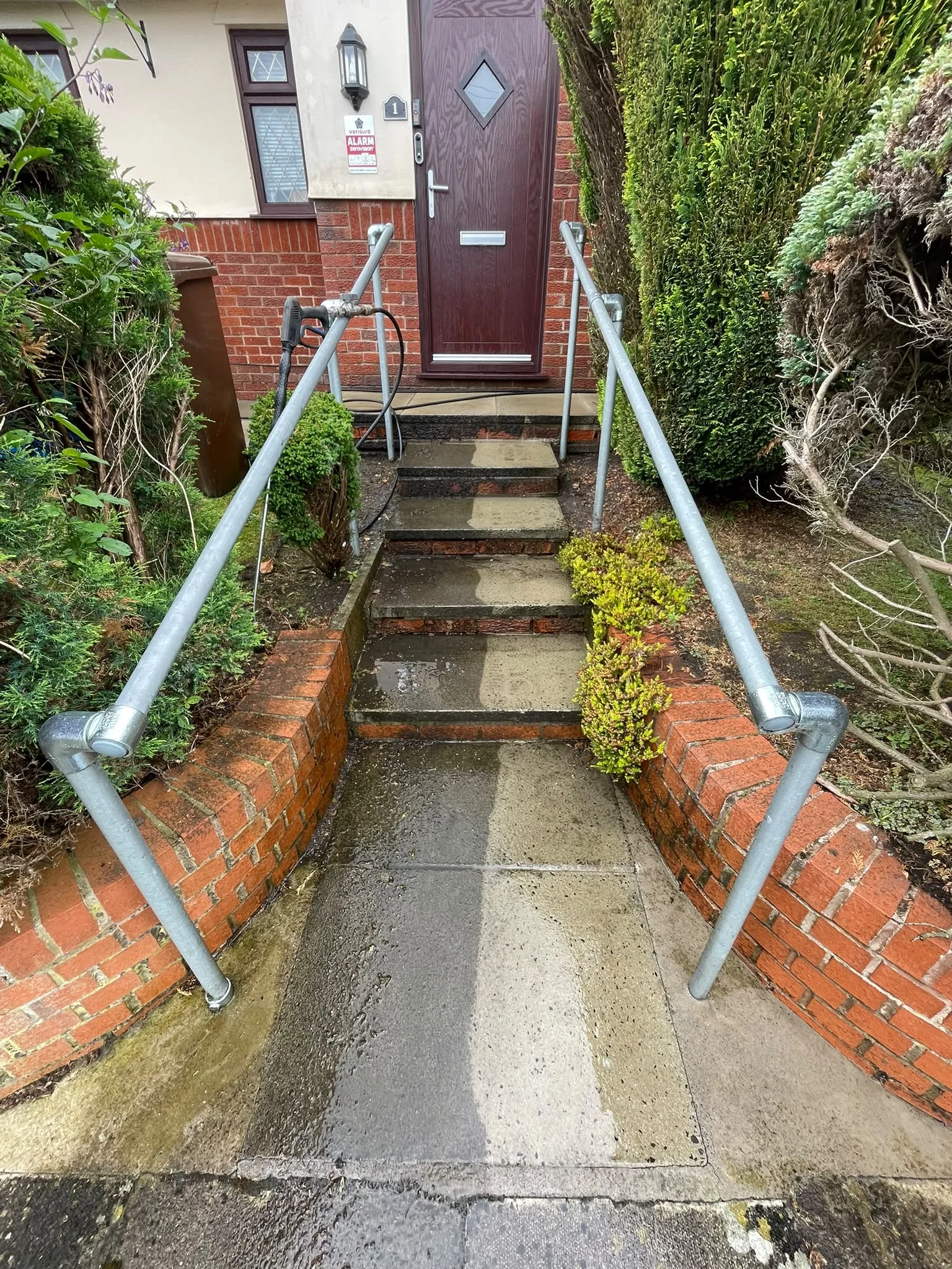 Pressure washing